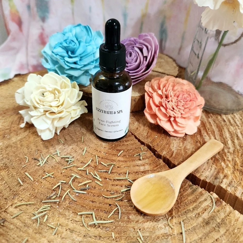 Handmade acne fighting face serum (1 oz.) - Picture 1 of 5